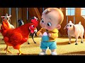 The Wheels On The Bus KIDS Nursery Rhymes MORE Kids Songs Cartoon Sing Along Nick 