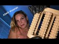 [ASMR] Fast &amp; Aggressive Massage With Different Wooden Tools + Gloves