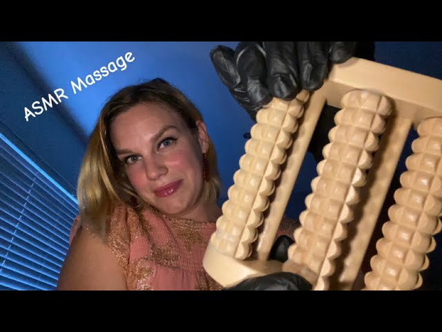 [ASMR] Fast & Aggressive Massage With Different Wooden Tools + Gloves