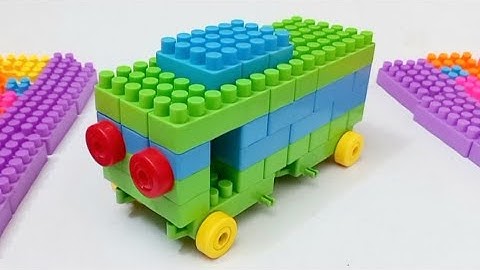 Satisfying DIY Lego Bus ASMR/ Building Blocks/Block Game/ Lego Building Fun #buildingblocks #lego