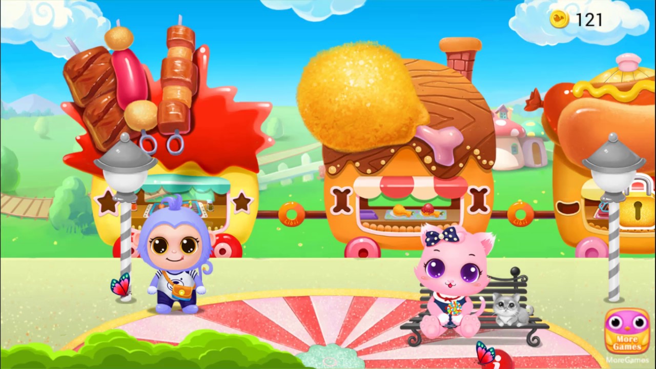 Baby Care Kids Game Pet Food Train Educational Game YouTube