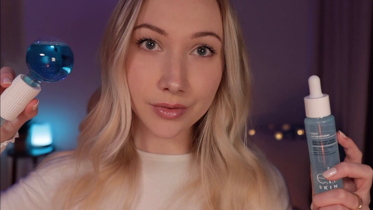 ASMR Winter Evening Skincare | Bedtime Pampering, Personal Attention (layered sounds) ❄️