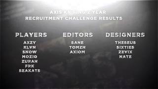 Axis Knifing #2YearRC Results video!