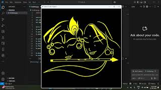 "Krishna Janmashtami Special Python Project 🎉 | Creative Coding for Janmashtami 2025"