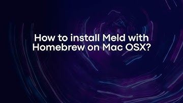 How to install Meld with Homebrew on Mac OSX?