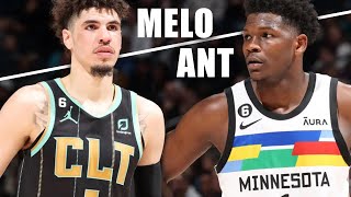 LAMELO AND ANTHONY EDWARDS GO AT EACHOTHER 😱 (MELO 32 PTS / ANT 29 PTS)