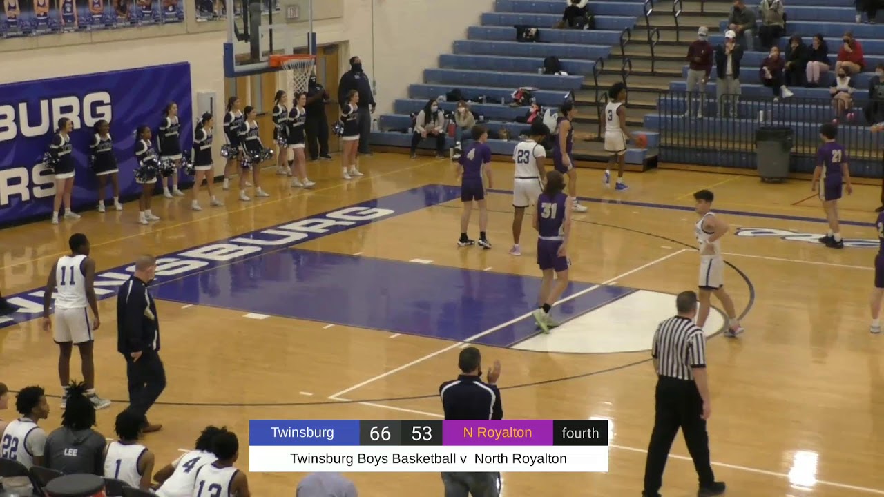 Twinsburg Boys Basketball v North Royalton 1/4/22