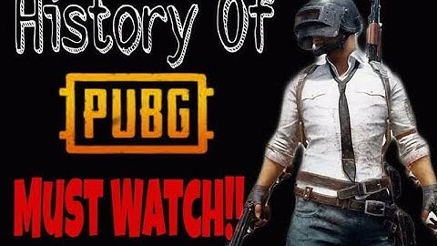 History of PUBG explained in 2 minutes in English🔥🔥🔥