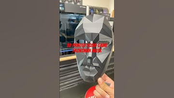 3D printed Squid games frontman mask #squidgame #frontman #squidgame2 #3dprinting