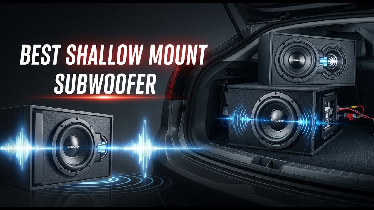 TOP 5 Best Shallow Mount Subwoofer 2025 | Shallow Mount Subwoofer