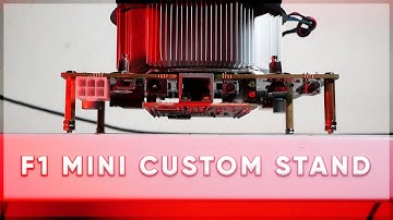 F1 Mini FPGA gets a stand (Blackminer / Hash Altcoin) #cryptomining