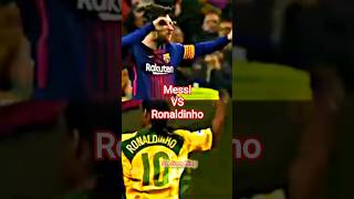 🐐 Messi VS Ronaldinho — Pure Football Magic ✨🔥 #messi #football #goat #neymar #ronaldinho