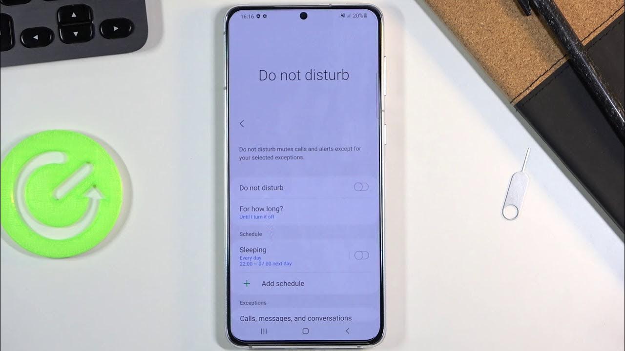 How to Activate Do Not Disturb Mode in SAMSUNG Galaxy S21+ Silent