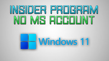 Windows Insider Without Microsoft Account!