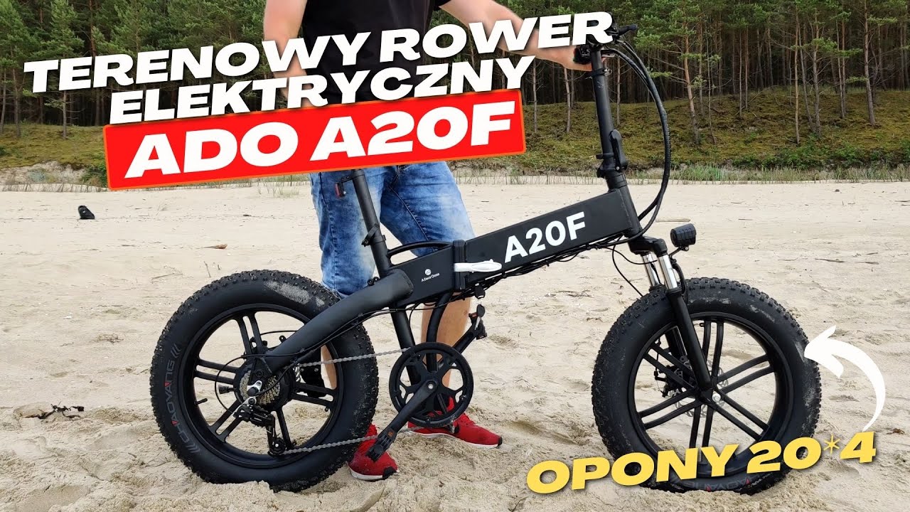 Składany Rower Elektryczny ADO A20F Ebike Test Recenzja