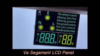 Custom Segment VA LCD display #lcd#monochromelcd#lcddisplay#segmentlcd #customlcd#instruments