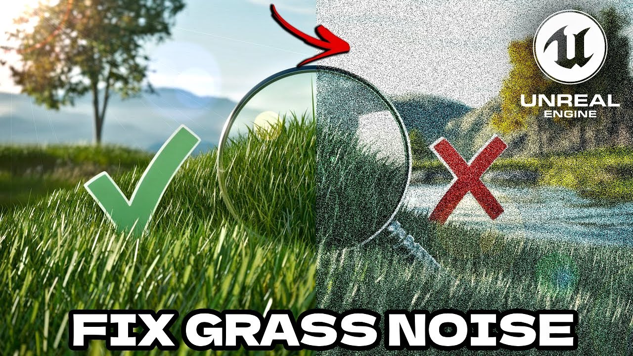FIX NOISY GRASS IN UNREAL ENGINE 5 RENDER......[ LUMEN ]🌿 - YouTube