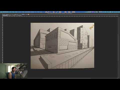 Challenge dessin: 1 maison à 2 points de fuite