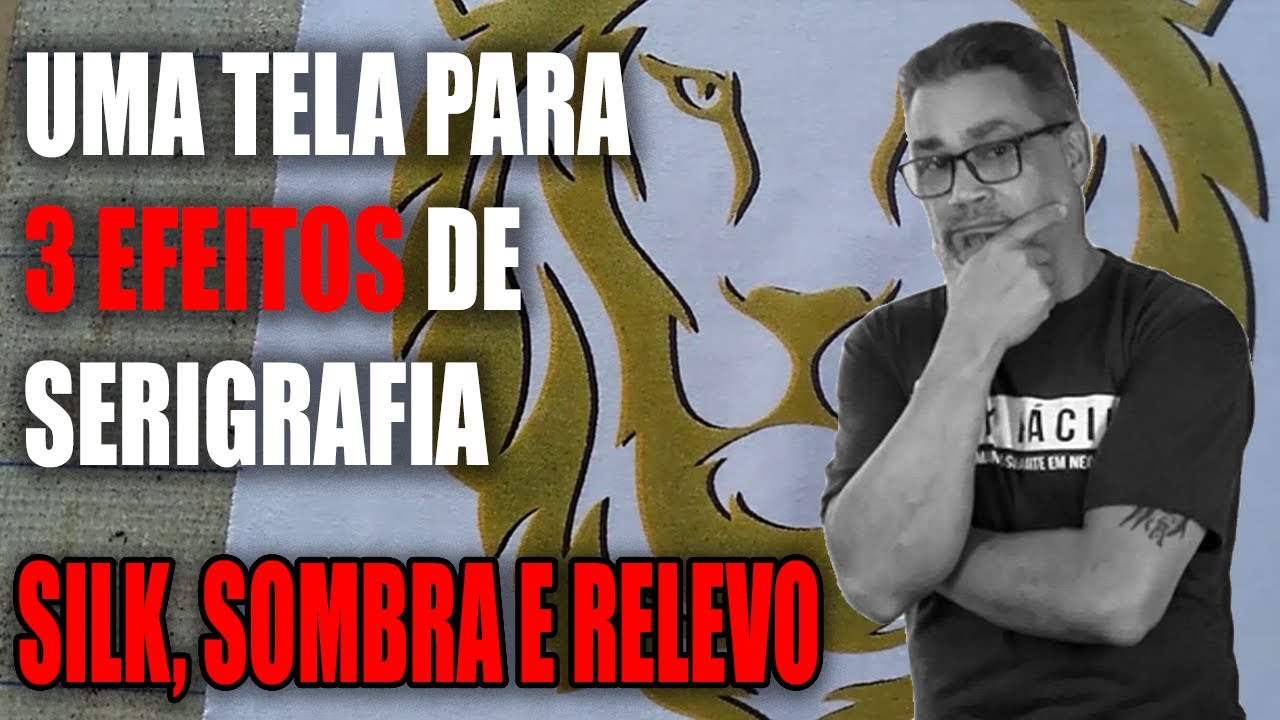 EFEITO SOMBRA E RELEVO COM UMA TELA - SILK FÁCIL