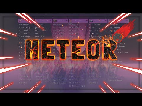 Meteor Client Review | Complete Client Overview - Episode Thirteen (Best Free 1.18.1 Hacked Client)