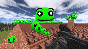 Small To Giant 3D Fire In The Hole! In Maze Gmod Ep27