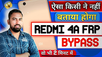 Redmi 4a frp bypass 2024 | redmi 4a frp bypass | redmi 4a google account remove