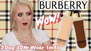 NEW BURBERRY BEYOND WEAR PERFECTING MATTE FOUNDATION | Review + 2 Day Wear Test