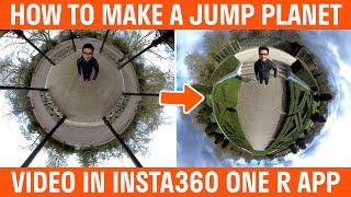 How To Make A Jumping Planet Video In Insta360 ONE R App screenshot 1