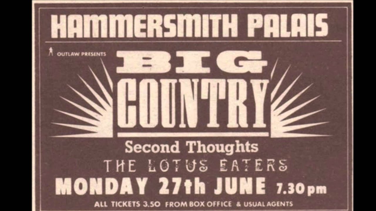 Big country i walk the hill tower theater philadelphia pa 8 26 1986