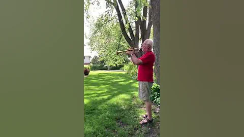 Sam Agnello playing TAPS in recognition of Memorial Day, May 30, 2022 at 3:00 pm