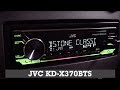 JVC KD-X370BTS Display and Controls Demo | Crutchfield Video