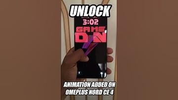 #shorts Unlock Animations Added On Oneplus Nord Ce 4