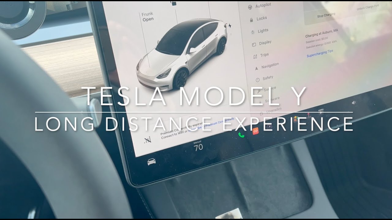 Tesla Distance tesla model y - long distance experience - YouTube