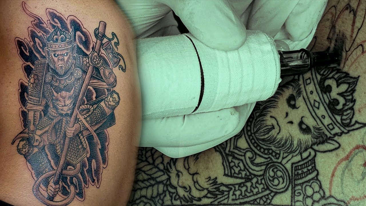 BOGZIFIED | Monkey King Tattoo | Bogz Flores - YouTube