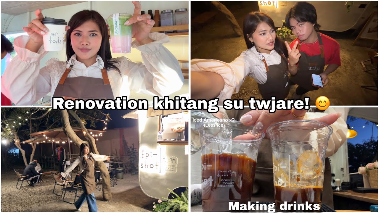 DUKAN FAMSE LK O😆 Cafe Vlog 2.0 In my Tiny Cafe on a Truck[Epi-shot] 