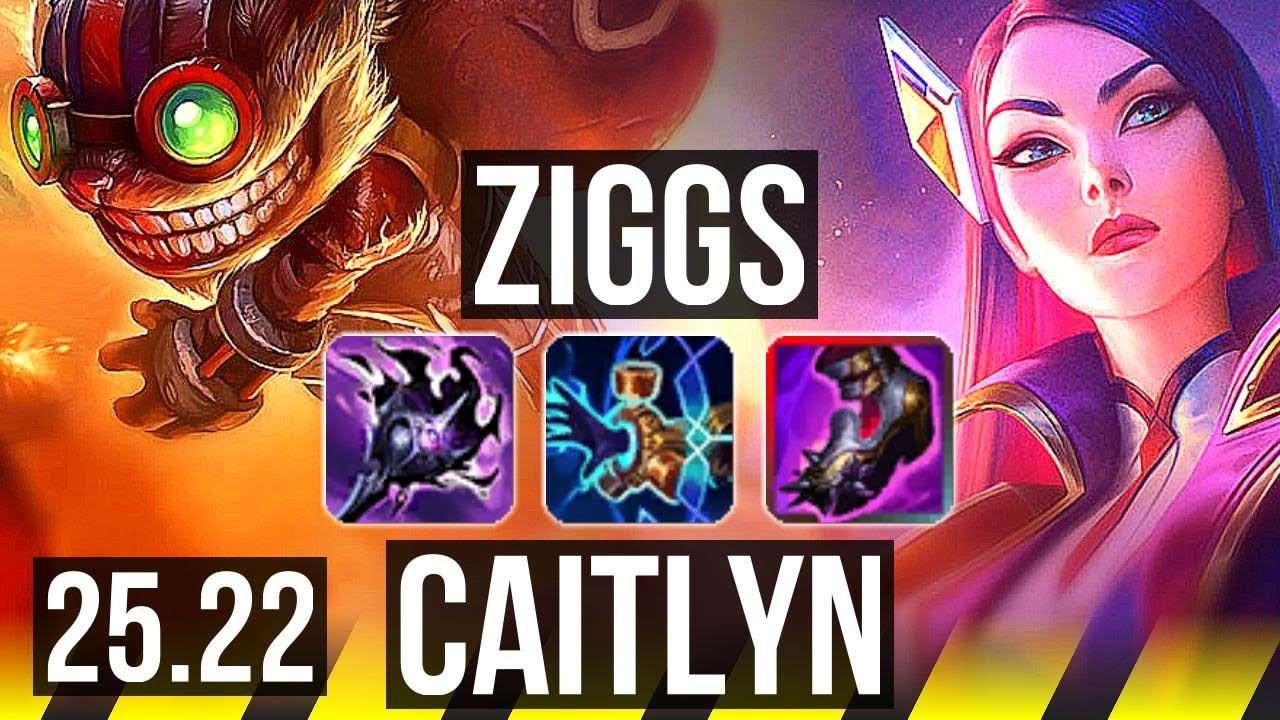 ZIGGS & Leona vs CAITLYN & Mel (ADC) | 7/2/4 | NA Master | 25.22