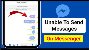 How to Fix Unable to send Message on Messenger (new rules)