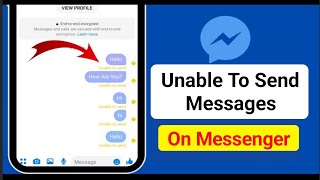 How to Fix Unable to send Message on Messenger (new rules) screenshot 3