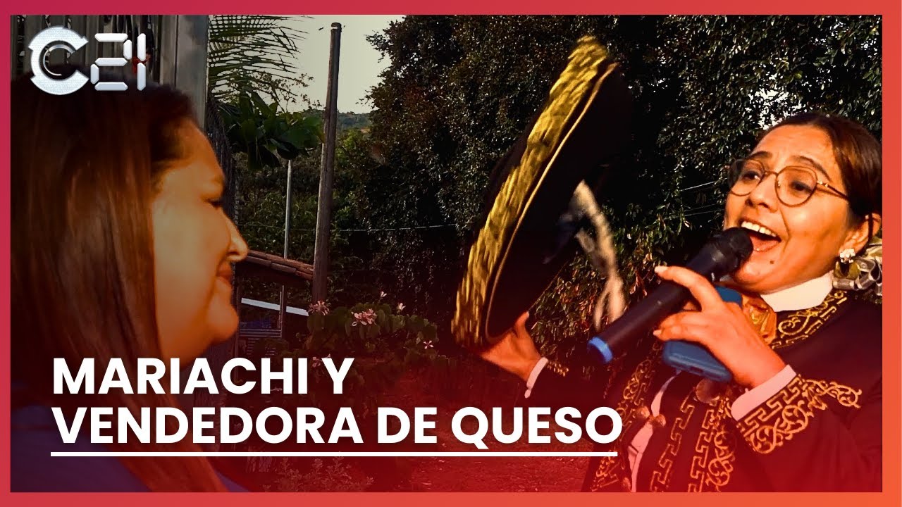 🎤🧀 MARIACHI Y VENDEDORA DE QUESO