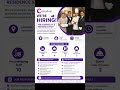 We’re hiring! 💼✨Join our team and grow with us 🚀#HiringNow #JoinUs #CareerOpportunity
