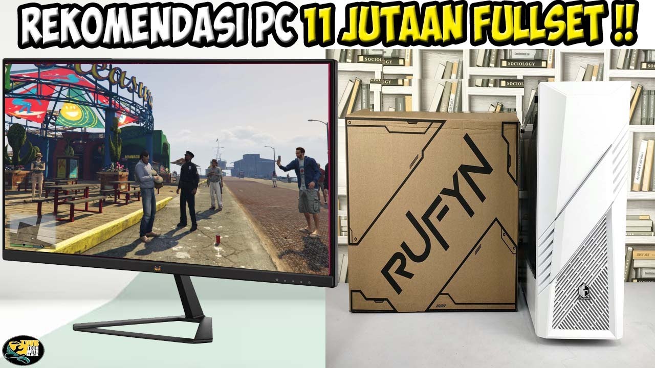 komputer ini bisa main gta v roleplay sambil live streaming dan editing ...