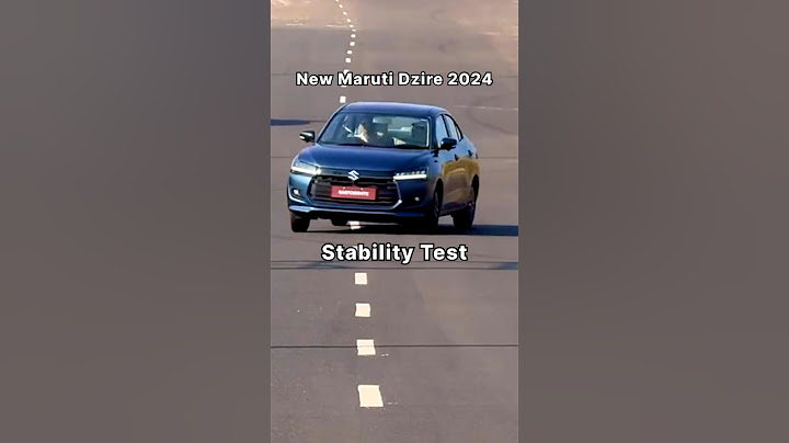 New Dzire 2024 Stability Test 😳 #dzire2024 #marutisuzukidzire #dzire #cars #automobile #maruti