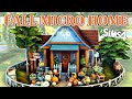 FALL HOUSE | Fall inspired Micro Home | The Sims 4 Stop Motion Build | No CC