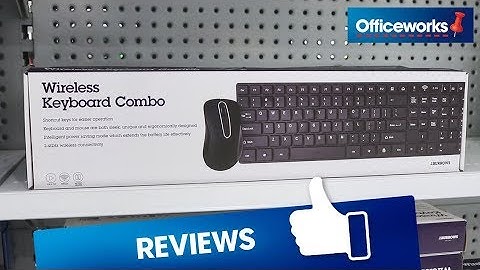 J.Burrows Wireless Keyboard and Mouse Combo Overview