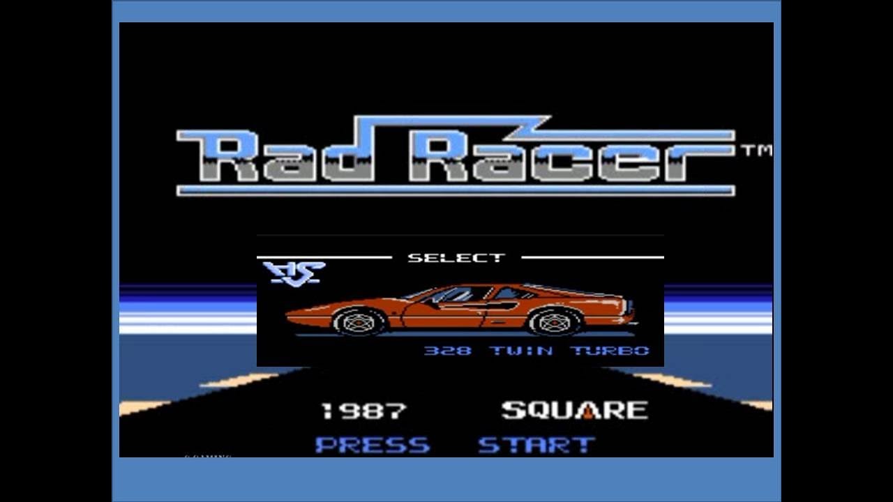 Rad Racer (NES/FC) Audio Edit - YouTube