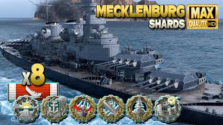 Battleship Mecklenburg: Offensive moves made the difference - World of Warships