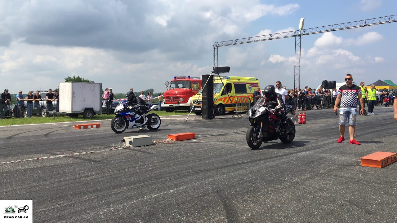 Suzuki GSXR 1000 🆚 BMW S1000RR Quarter Mile Drag Race 🚦🏍 WHO WINS? 4K YouTube
