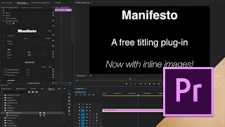 Free Title Roll / Crawl Plugin for Premiere Pro Tutorial