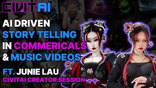 AI Driven Story Telling In Commercial Projects ft. Junie Lau // Civitai Creator Session