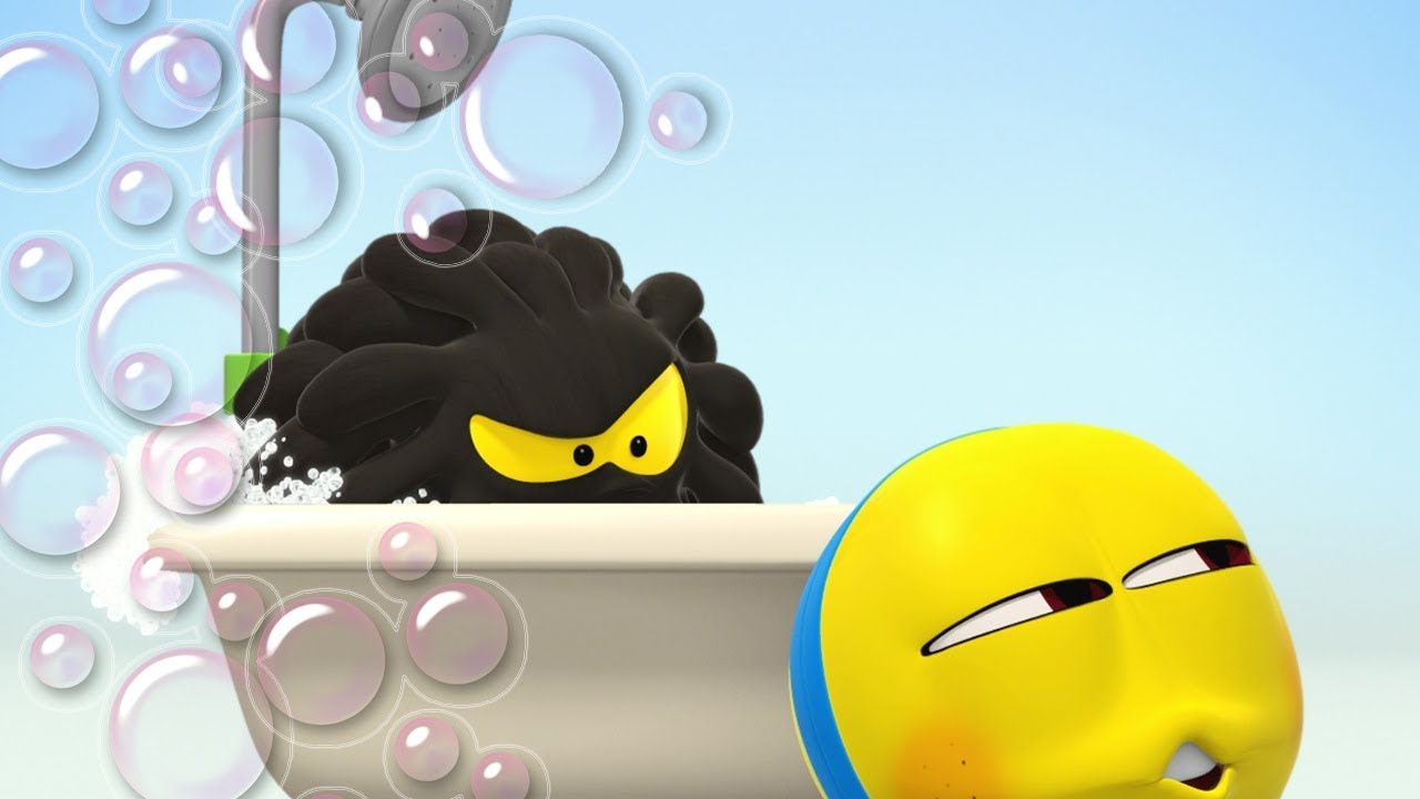 Wonderballs - banho de espuma | Animados engraçados | Aprenda cores | vídeos infantis